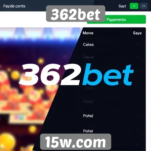 Opções de pagamento na 362bet